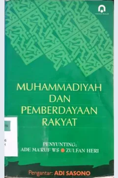 Cover Muhammadiyah dan pemberdayaan rakyat,