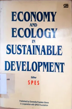 Cover Economy and ecology in sustainable development