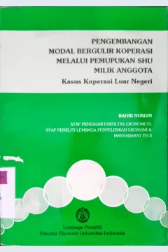 Cover Pengembangan modal bergulir koperasi melalui pemupukan SHU milik anggota / Bahri Nurdin