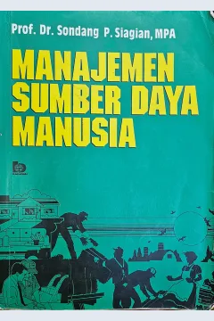 Cover Manajemen sumber daya manusia / Sondang P. Siagian