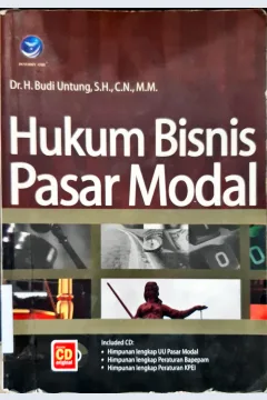 Cover Hukum bisnis pasar modal / Dr. H. Budi Untung, S.H.,C.N.,M.M