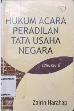 Cover Hukum Acara Peradilan Tata Usaha Negara :  Edisi Revisi / Zairin Harahap