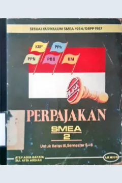 Cover Perpajakan SMEA 2 Kelas 3, Semester 5-6 / Atep Adya Barata, Zul Afdi Ardian