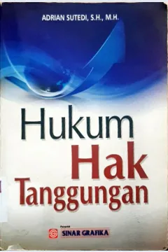 Cover Hukum hak tanggungan / Adrian Sutedi, SH., MH.