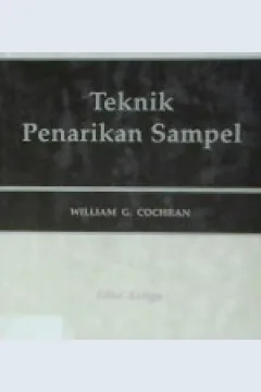 Cover Teknik penarikan sampel / William G.Cochran; Penerjemah, Rudiansyah