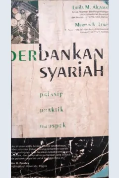 Cover Perbankan syariah; prinsip, praktik, prospek / Mervyn K.Lewis,Latifa M. Algaoud