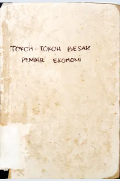 Cover Tokoh-tokoh besar pemikir ekonomi
