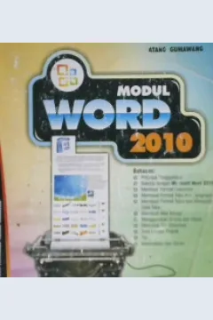 Cover Modul word 2010 / Gumawang, atang
