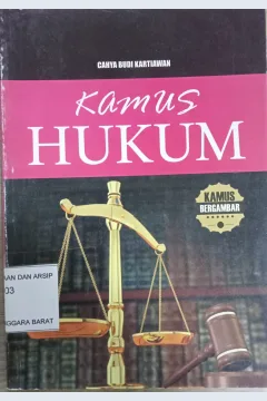 Cover Kamus hukum / Cahya Budi Kartiawan ; penyunting , Kuncoro