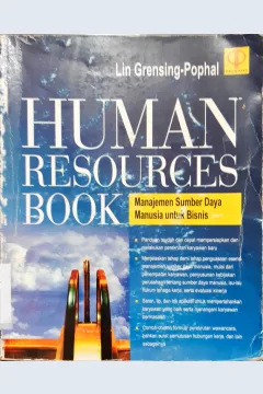 Cover Human resources book :  Manajemen sumber daya manusia untuk bisnis / Lin Grensing Pophal