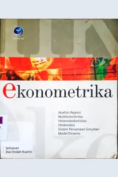 Cover Ekonometrika / Setiawan, Dwi Endah Kusrini ; editor, Nikodemus WK