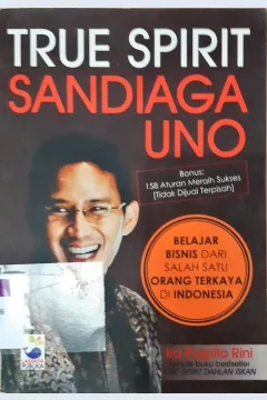 Cover True spirit Sandiaga Uno / Ira Puspito Rini