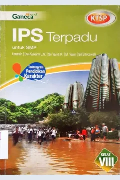 Cover Sejarah Pelajaran IPS Terpadu untuk SMP kelas VIII / Umasih; Editor Yudi Purnomo