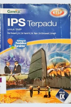 Cover IPS terpadu untuk SMP kelas ix / M.Yasin ( et a ) ; editor, Dwi Purwanto