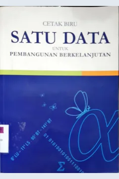 Cover Cetak biru satu data untuk pembangunan berkelanjutan