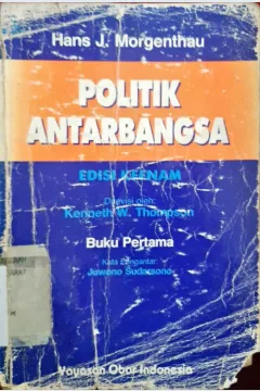 Cover Politik antarbangsa / Hans J. Morgenthau