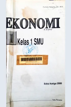 Cover Ekonomi Kelas 1 SMU / Prathama Raharja