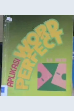 Cover Aplikasi word perfect / SY. Halim