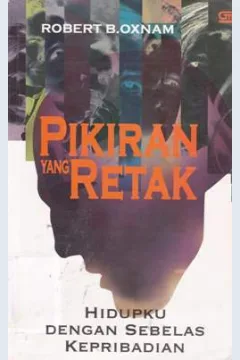 Cover Pikiran Yang Retak :  Hidupku Dengan Sebelas Kepribadian