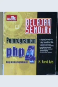 Cover Belajar Sendiri Pemrograman PHP 4 / Farid azis, M