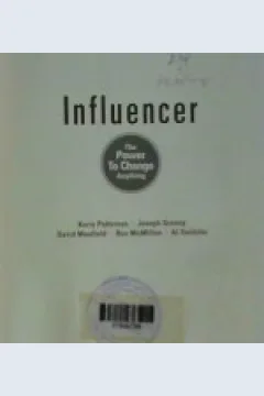 Cover Influencer :  the power to change anything / Kerry Patterson:Joseph Grenny
