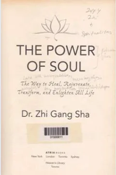 Cover The power of soul :  The way to heal, rejuvonete, transform, and enlighten all life / Dr. Zhi Gang Sha