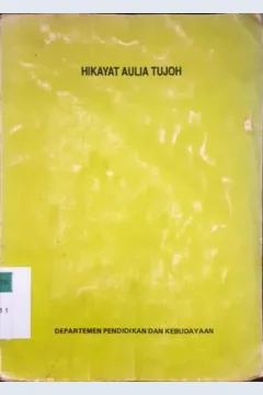 Cover Hikayat aulia tujoh / Drs Muhammad Usman {at.all}; editor, Anhar Gonggon