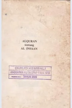 Cover Al Quran tentang al insaan / Nazwar Syamsu