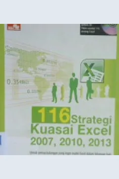 Cover 116 strategi kuasai excel 2007, 2010, 2013 / Hamdan Lugina Jaya, S.Pd.