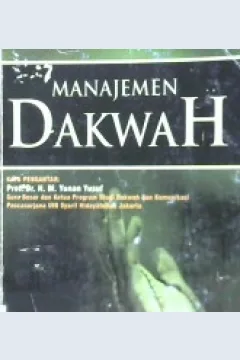 Cover Manajemen dakwah / Muhammad Munir, S.Ag.,MA;  Wahyu Ilahi, S.Ag., MA