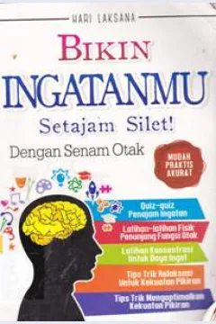 Cover Bikin Ingatanmu Setajam silet dengan senam silet / Hari Laksana ; Editor Anjar m.