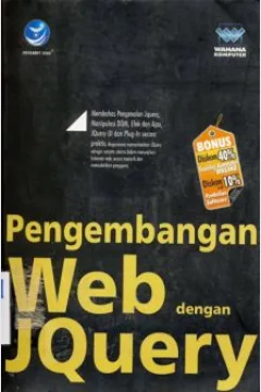 Cover Pengembangan web dengan  Jquery
