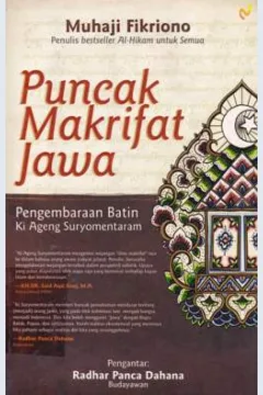 Cover Puncak makrifat jawa :  pengembaraan batin Ki Ageng Suryomentaram / Muhaji Fikriono