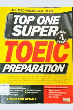 Cover Top one super Toeic Preparation / Achmad Fanani, S.S. M.Pd,