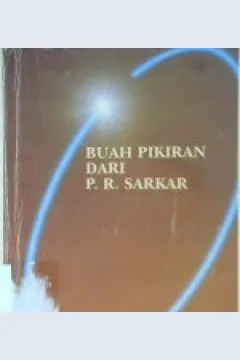 Cover Buah pikiran dari P.R. Sarkar / Editor : Avadhutika Ananda Mitra Acarya