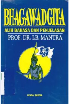 Cover Bhagawadgita / Soimun Hp., Soeloso; Editor, Sri Mintosih