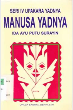 Cover Manusia yadnya / Ida Ayu Putu Suryani
