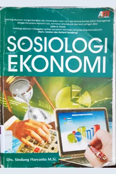 Cover Sosiologi ekonomi / Sindung Haryanto