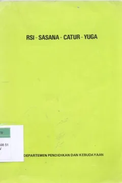 Cover RSI - Sasana - catur - yuga / Suwidja, Ida Bagus Mayun