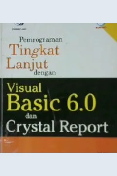 Cover Pemrograman  tingkat lanjut dengan visual 6.0 dan crystal report