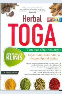Cover Herbal toga (Tanaman Obat Keluarga) / Tony Pranata