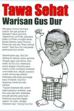 Cover Tawa sehat warisan Gusdur / Syafrudin Hasani