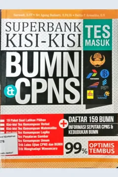 Cover Superbank Kisi-Kisi BUMN CPNS / Sarwadi