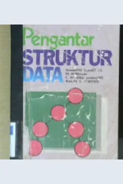 Cover Pengantar struktur data / Sumantri Slamet, F.X. Nursalim