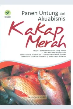 Cover Panen untung dari akuabisnis kakap merah / M. Ghufran H. Kordi K; Editor, Maya