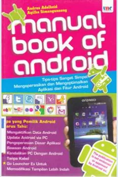 Cover Manual Book Of Android / Andrea Adelheid, Aqilha Simangunsong