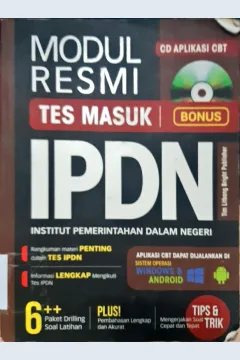 Cover Modul Resmi Tes Masuk IPDN