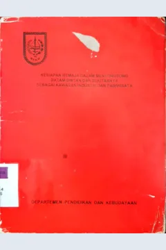 Cover Kesiapan remaja dalam menyongsong batam bintan dan sekitarnya sebagai kawasan industri dan pariwisata / Drs. M. Imran Nuh dkk