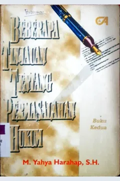 Cover Beberapa tinjauan tentang permasalahan hukum / M. Yahya Harahap, SH.
