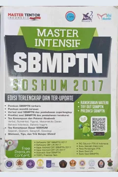 Cover Master Intensif SBMPTN Soshum 2017 :  Edisi terlengkap dan ter-update / Master Tentor Indonesia